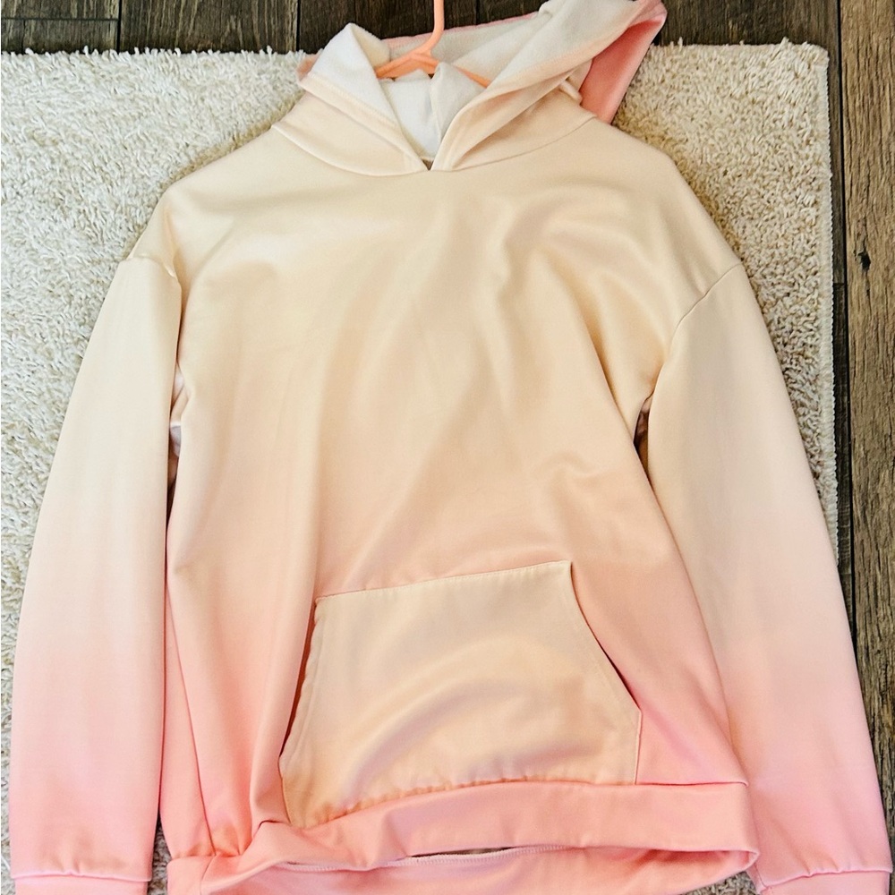 Chic Pink Ombre Hoodie